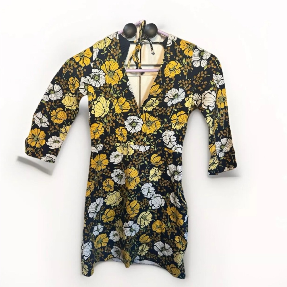 Zara Trafaluc Floral Mini Dress Size XS